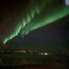 The Northern Lights, as seen from my aeroplane window.