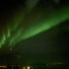 The Northern Lights, as seen from my aeroplane window.